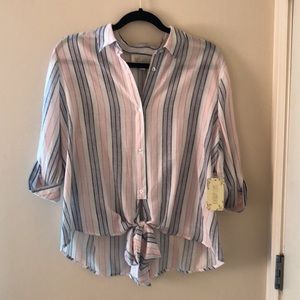 Sweet wanderer striped shirt